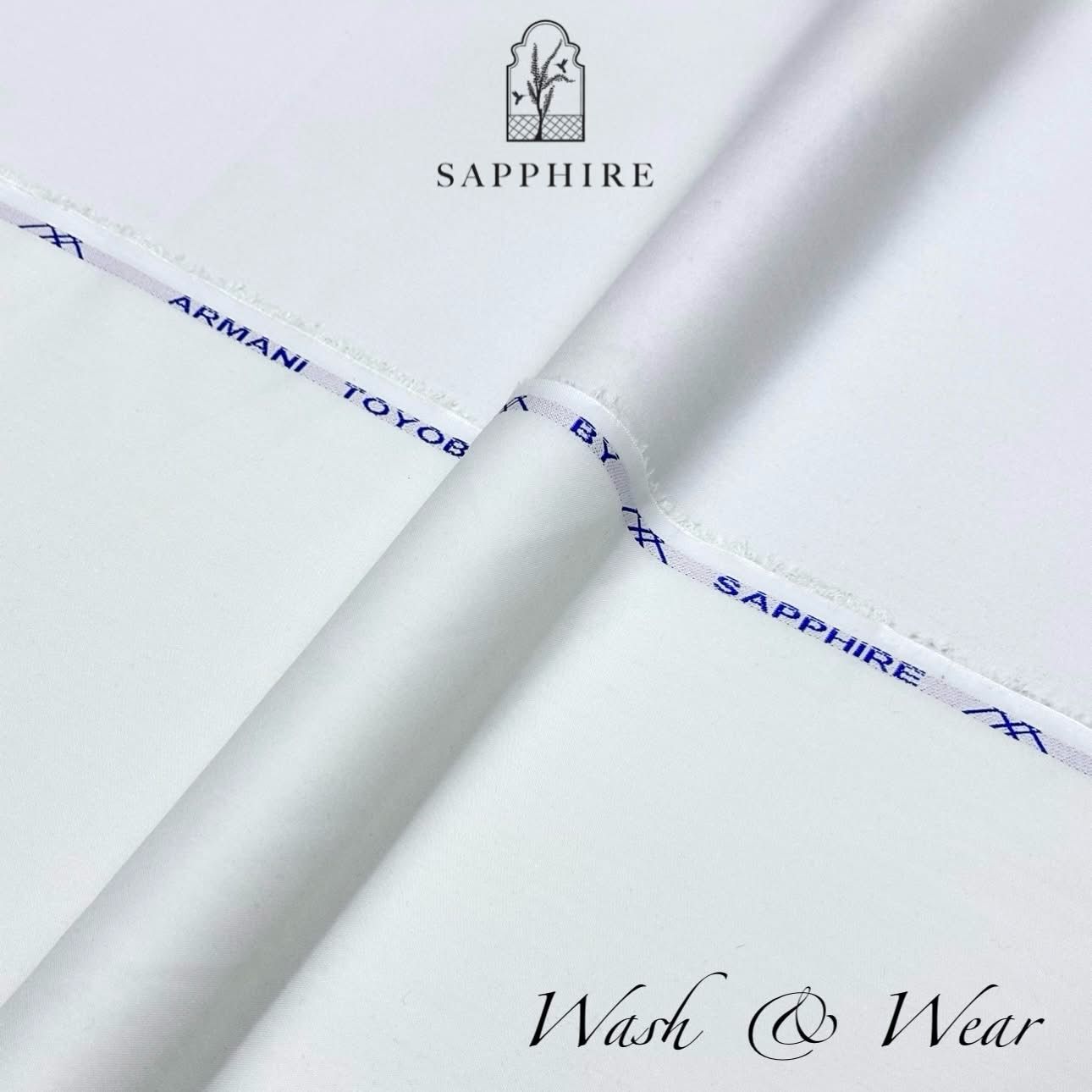 MaxyShine Summer Collection 2025 – Sapphire Pure Wash & Wear (4 Meter Cutting)